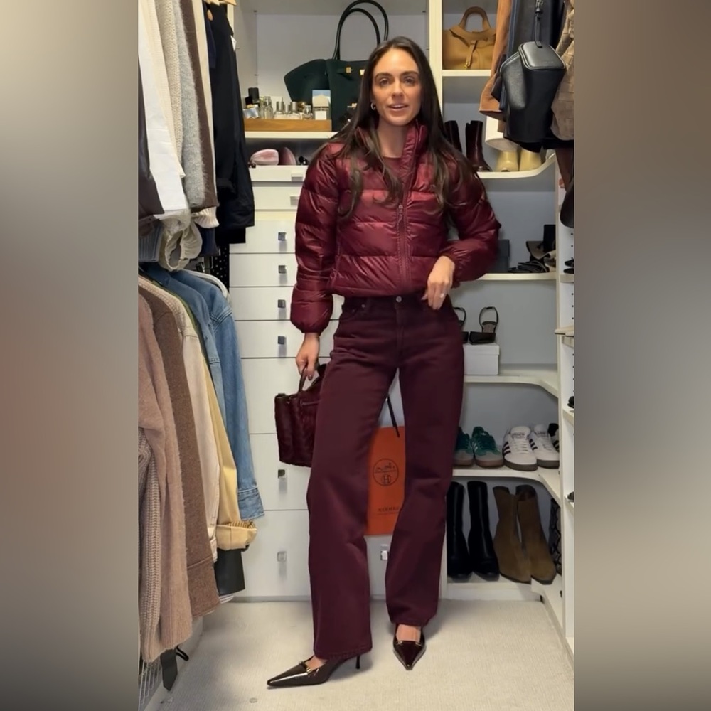 Rare Burgundy Vintage Levi 501 for women